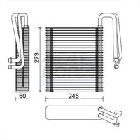 KAMOKA 7770023 - Evaporador, aire acondicionado