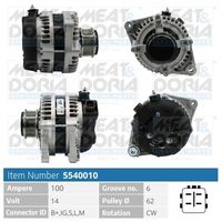 MEAT & DORIA 5540010 - Alternador