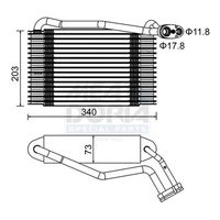 KAMOKA 7770005 - Evaporador, aire acondicionado