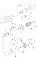 MAHLE MS 395 - Motor de arranque