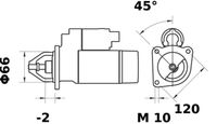 MAHLE MS 112 - Motor de arranque