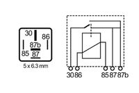 MAHLE MR 8 - Relé, corriente de trabajo