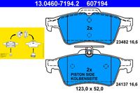 ATE 607194 - Juego de pastillas de freno