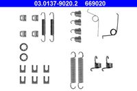 ATE 669020 - Juego de accesorios, zapatas de freno