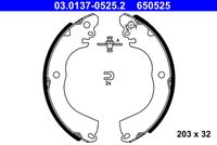 ATE 650525 - Juego de zapatas de frenos