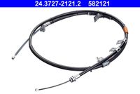 ATE 24.3727-2121.2 - Cable de accionamiento, freno de estacionamiento