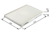 BOSCH 1987432405 - Filtro, aire habitáculo