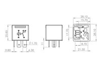 BOSCH 0 986 AH0 251 - Relé, ventilador de radiador