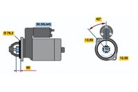 BOSCH 0 001 125 048 - Motor de arranque