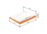 BOSCH F026400388 - Filtro de aire