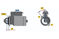 BOSCH 0 986 016 740 - Motor de arranque