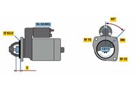 BOSCH 0 986 022 800 - Motor de arranque