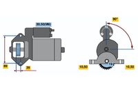 BOSCH 0 986 021 351 - Motor de arranque