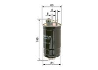 BOSCH 0450906374 - Filtro combustible