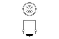 BOSCH 1 987 301 517 - Lámpara, luz de freno