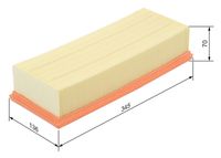 BOSCH 1 987 429 404 - Filtro de aire