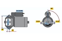 BOSCH 0 001 109 205 - Motor de arranque