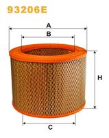 WIX FILTERS 93206E - Filtro de aire