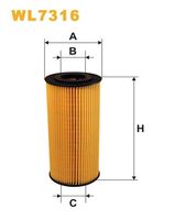 WIX FILTERS WL7316 - Filtro de aceite