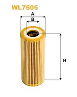 WIX FILTERS WL7505 - Filtro de aceite