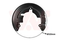 VAICO V251469 - Chapa protectora contra salpicaduras, disco de freno - Green Mobility Parts