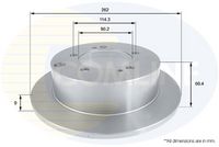 COMLINE ADC0368 - Disco de freno