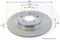 COMLINE ADC2732 - Disco de freno - COATED