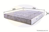 COMLINE EKF328A - Filtro, aire habitáculo