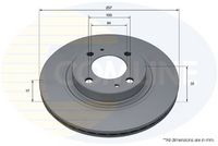 BREMBO 09C17511 - Disco de freno - PRIME LINE - UV Coated