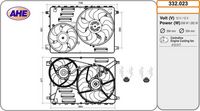 AHE 332023 - Ventilador, refrigeración del motor