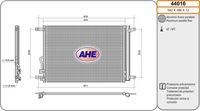 AHE 44016 - Condensador, aire acondicionado
