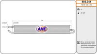 AHE 802044 - Radiador de aceite, aceite motor