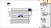 AHE 702048 - Radiador de aire de admisión