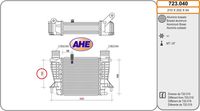AHE 723040 - Radiador de aire de admisión