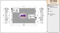 AHE 102159A - Radiador, refrigeración del motor