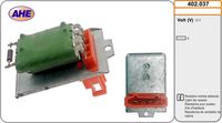 AHE 402037 - Resistencia serie, motor eléctrico (ventilador del radiador)