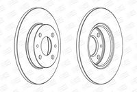 CHAMPION 561380CH - Disco de freno