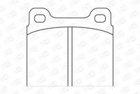 CHAMPION 571279CH - Juego de pastillas de freno