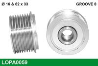 KAMOKA RC120 - Rueda libre alternador