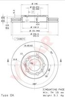 VILLAR 6281704 - Disco de freno