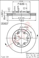 VILLAR 6281314 - Disco de freno