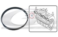 3RG 36705 - Junta, colector de admisión