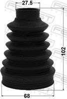 FEBEST 2315P-TMT - Juego de fuelles, árbol de transmisión