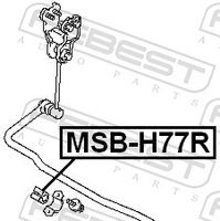FEBEST MSB-H77R - Soporte, estabilizador