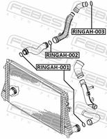 FEBEST RINGAH-003 - Junta tórica, conducto aire admisión