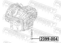 FEBEST 2399-004 - Tapón roscado, colector de aceite