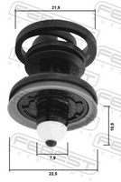 FEBEST 88570-158 - Clip, listón