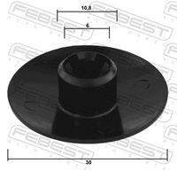 FEBEST 88570-198 - Clip, listón