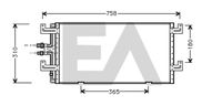 EACLIMA 30C77009 - Condensador, aire acondicionado