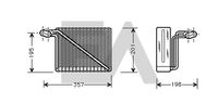 EACLIMA 43B02005 - Evaporador, aire acondicionado